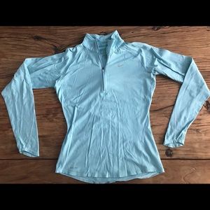 Nike Dri-Fit Long Sleeve half-zip running top - S
